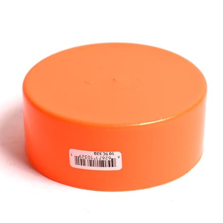 Thrifco Plumbing P-0021 4 Inch Slip-On Test Cap, Orange 6722723